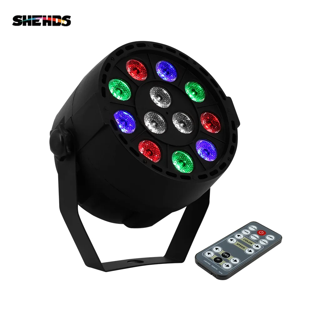 Плоский светодиодный прожектор SHEHDS с дистанционным управлением DMX512 12x3 Вт | Лампы