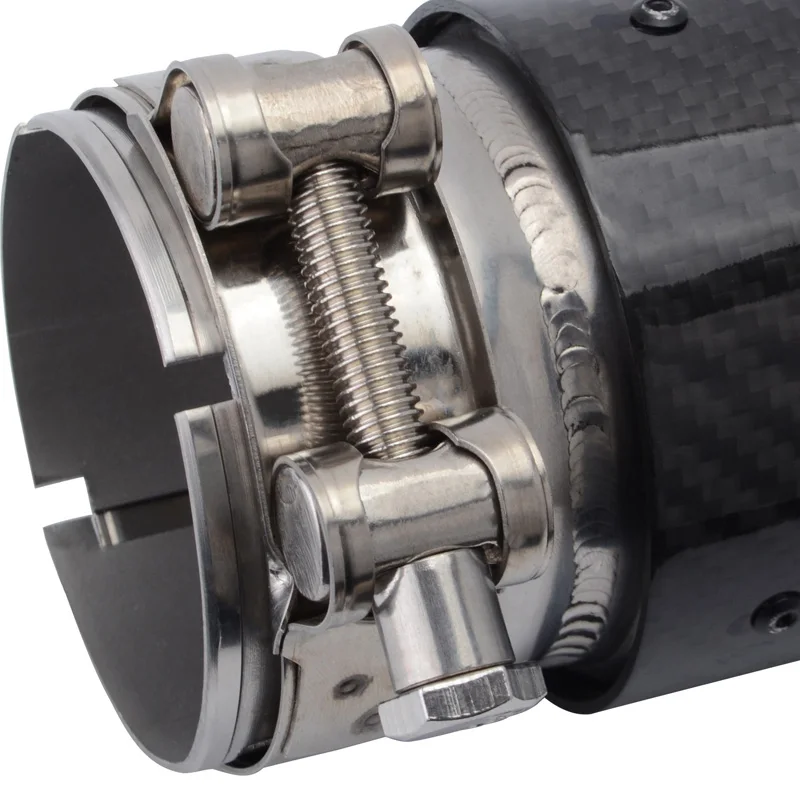 Универсальный автомобильный глушитель из углеродного волокна evil energy выхлопной