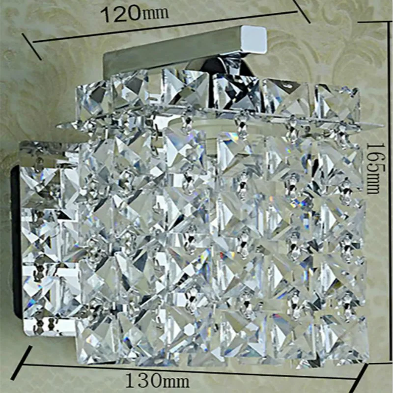 Светодиодный хрустальный настенный светильник Настенный s Luminaria дома ing Гостиная