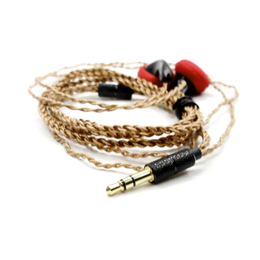 FENGRU DIY PK2 наушники вкладыши с плоской головкой Наушники Hi Fi регулятор баса DJ