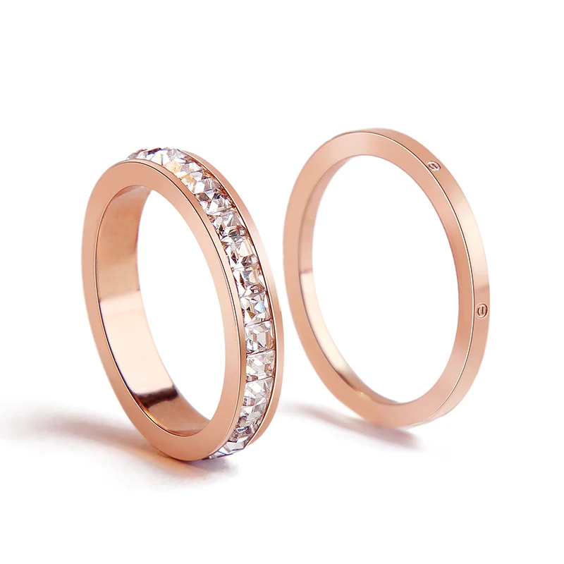 Высококлассные горный хрусталь инкрустированные пара обручальное свадебное