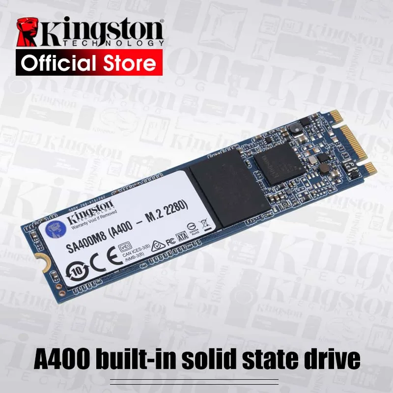 Внутренний твердотельный накопитель Kingston A400 SSD M.2 2280 120 ГБ 240 жесткий диск HDD HD для