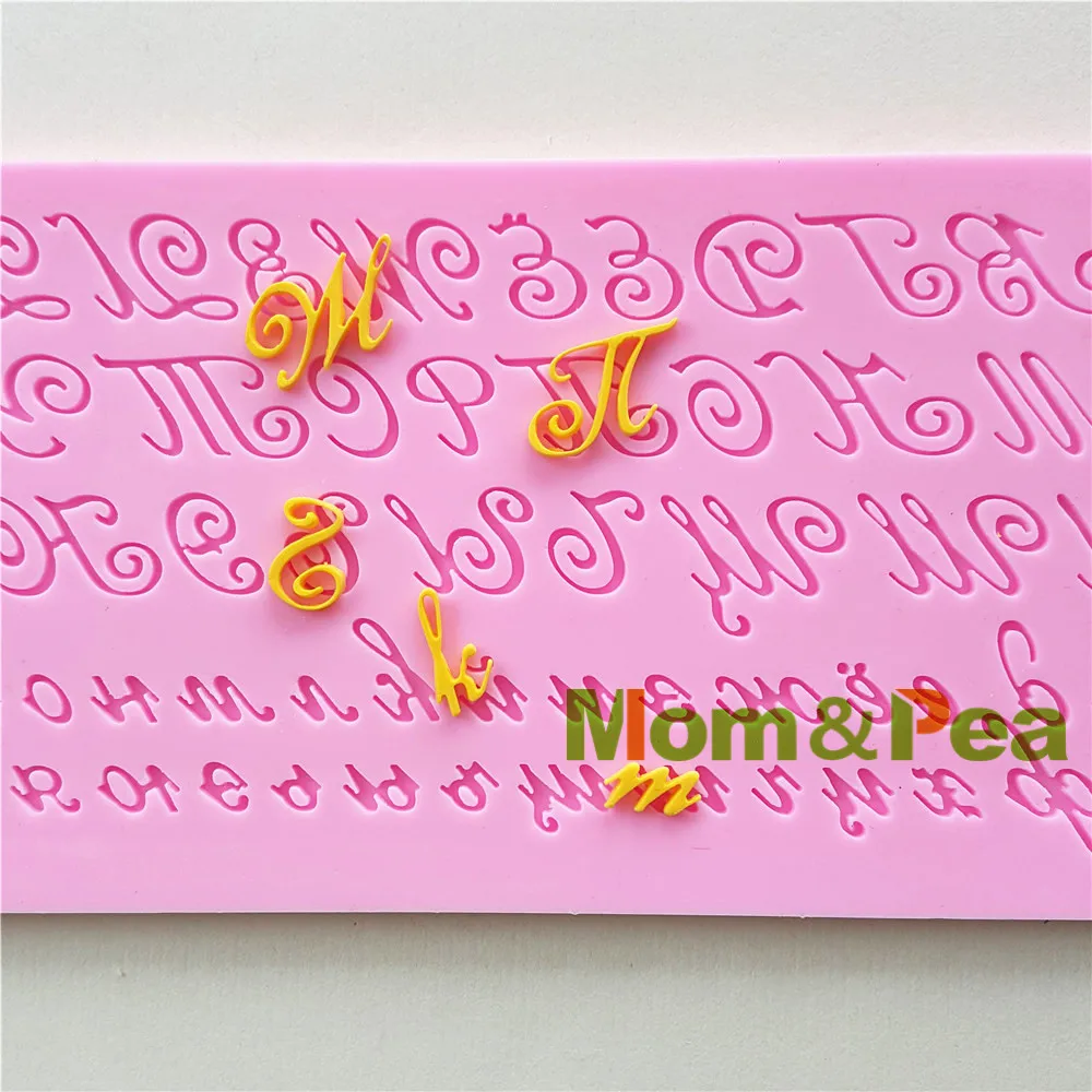Силиконовая форма в форме букв Mom &amp Pea 1020 г. Бесплатная доставка украшение для