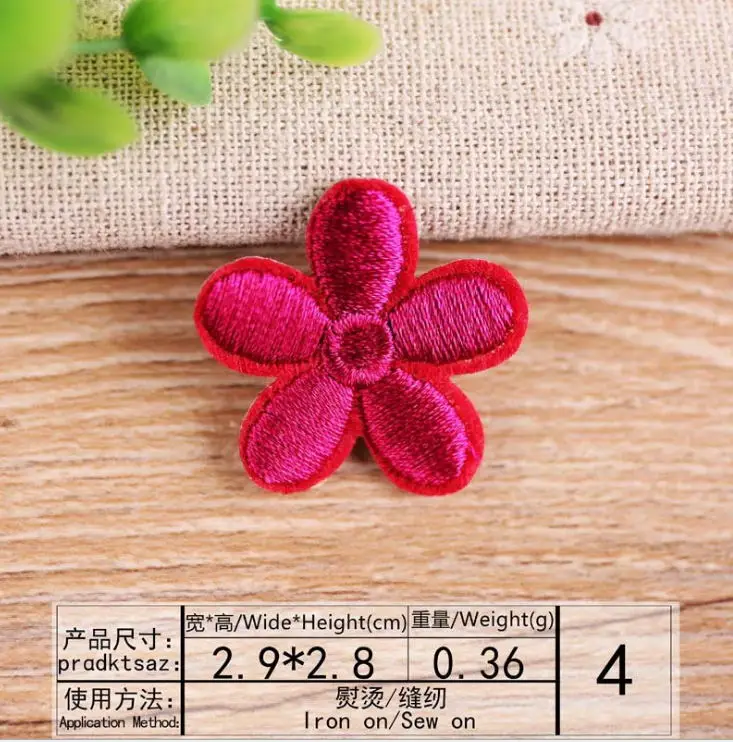 1 pcs Mini Flowers embroidered iron on Fashion patches clothing accessory bag hat shoe repair Appliques phone decor diy | Дом и сад