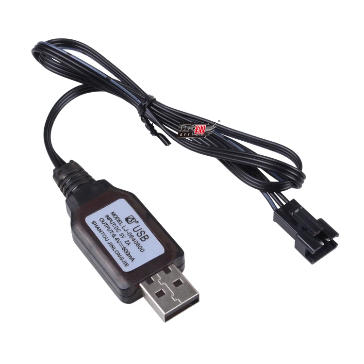 

WLtoys A303 A313 A323 A333 A959-A A969-A 979-A K929-A RC car spare parts Output 6.4V 600MA USB charging line charger