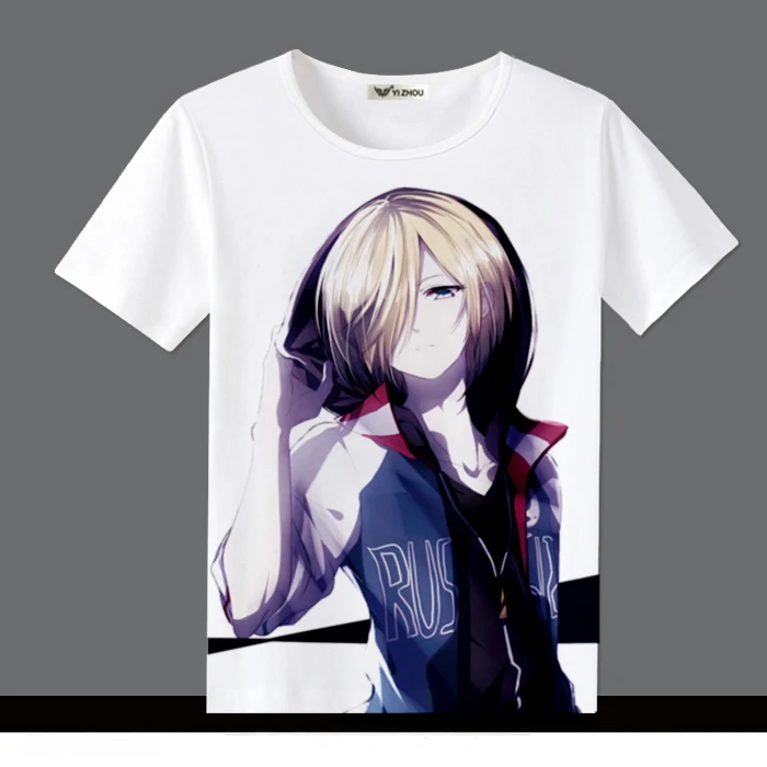CostumeBuy Yuri on Юрий плисецкий на льду косплей футболка для женщин и мужчин Yuri! На
