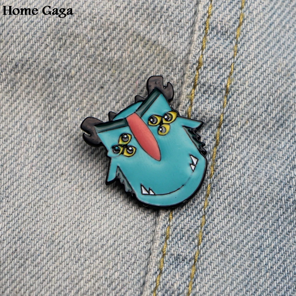 Homegaga Тролль Охотник цинк булавки para рюкзак «сделай сам» одежда медаль для шляпы Значки для обуви броши для мужчин и женщин аксессуары D0911