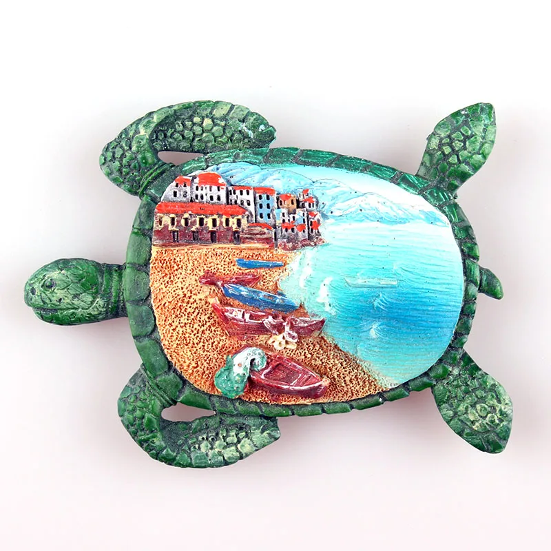 Туристический сувенир в виде черепахи 3D искусственная смола Подарок Идея для