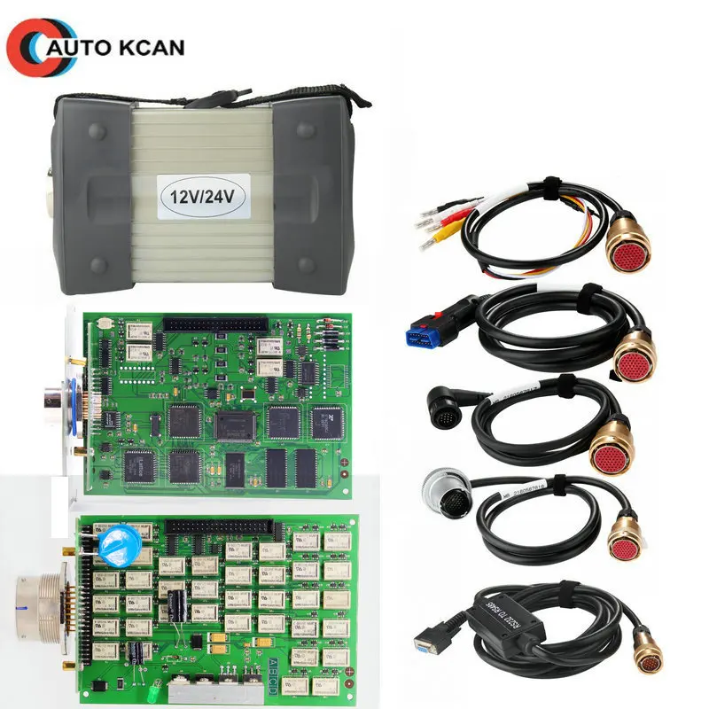 Лучший чип MB Star C3 C4 C5 Connect поддерживает 12V & 24V Автомобильный диагностический