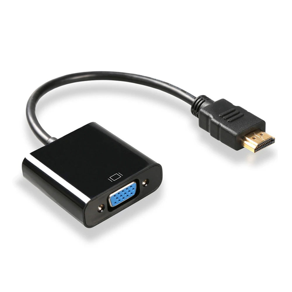 Hdmi vga с аудио кабелем адаптер высокой скорости 1080P HDMI к VGA конвертер мужчин и