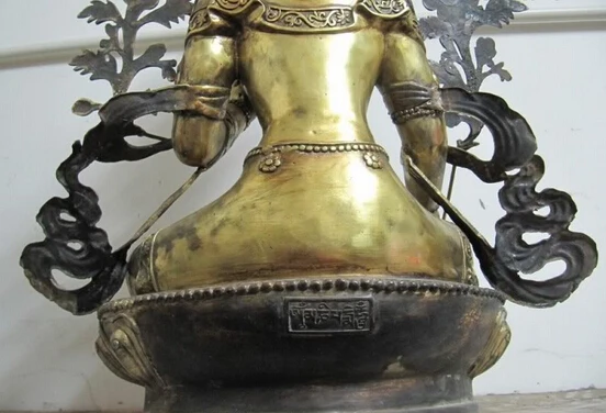 Оптовая продажа фабрики 27 Тибет Народная Буддизм Бронзовый Gild Белая Тара