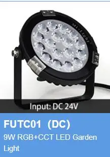 FUTC01 FUTC02 FUTC03 FUTC04 FUTC05 IP65 Водонепроницаемый 6 Вт 9 Вт 15 Вт 25 Вт RGB+ CCT светильник для газона AC 110 V-220 V DC24V открытый садовый светильник ing