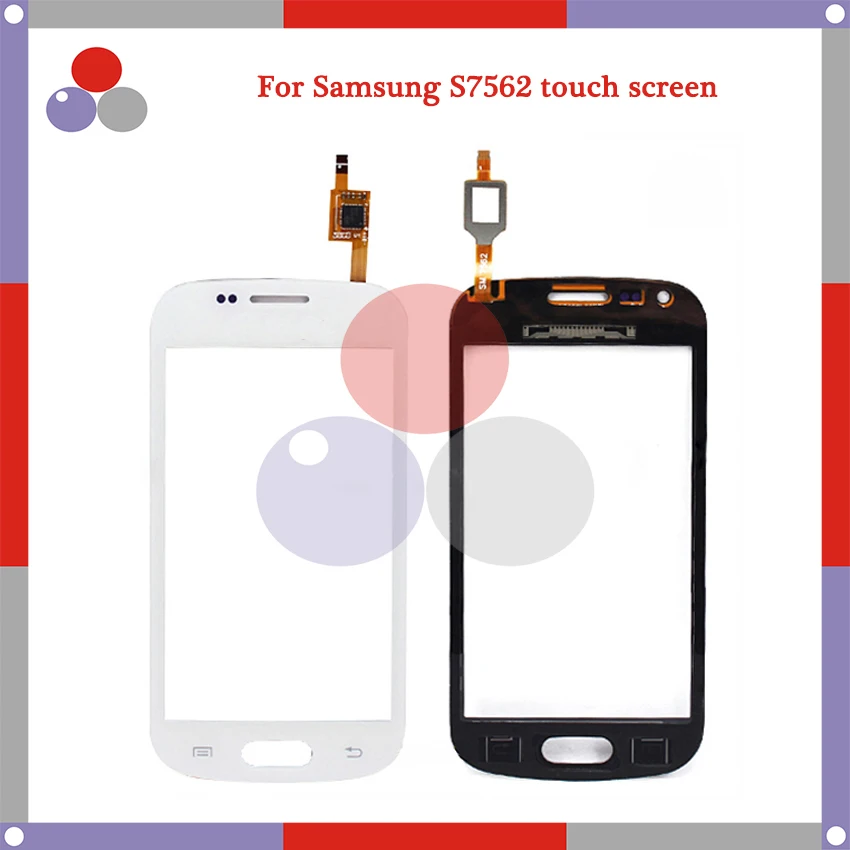 50 шт./лот Высокое качество для Samsung Galaxy Trend Duos S7562 S7560 сенсорный экран панель сенсор