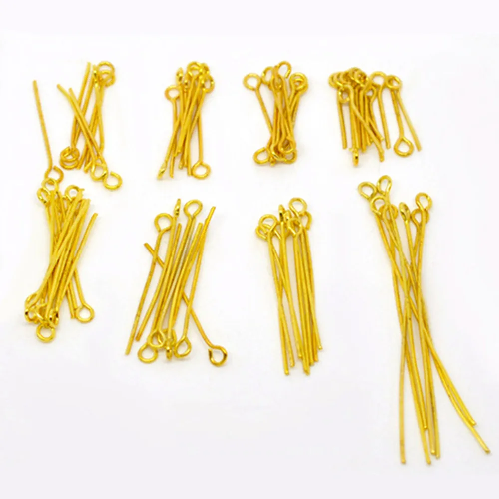 DoreenBeads 800 шт Смешанные Размеры 1 6 5 см Золотой глаз головка иглы для изготовления