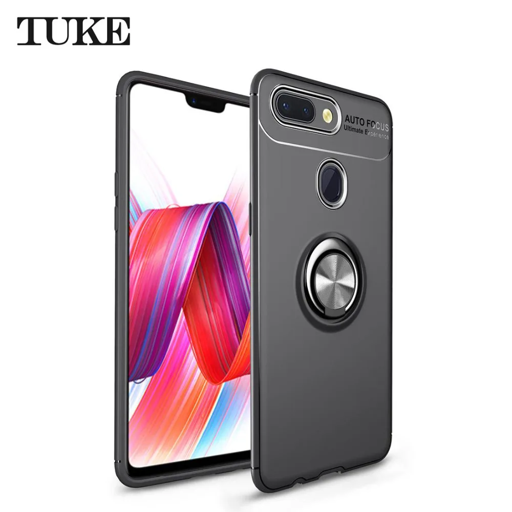Для Oppo R15 кольцо держатель Мягкие TPU 360 градусов вращения анти-скольжения