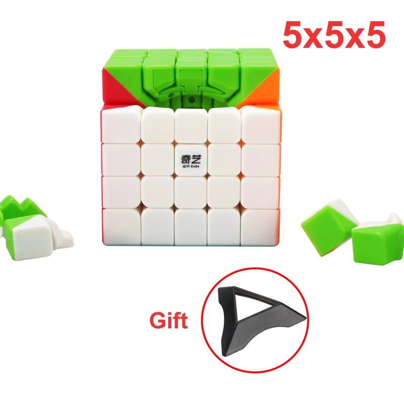 QIYI 2x2x2 3x3x3 4x4x4 5x5x5 7x7x7 магические кубики детские игрушки скоростные Пазлы куб обучающий магический игрушки подарки игровой куб - Цвет: QY 5x5 x ZJ