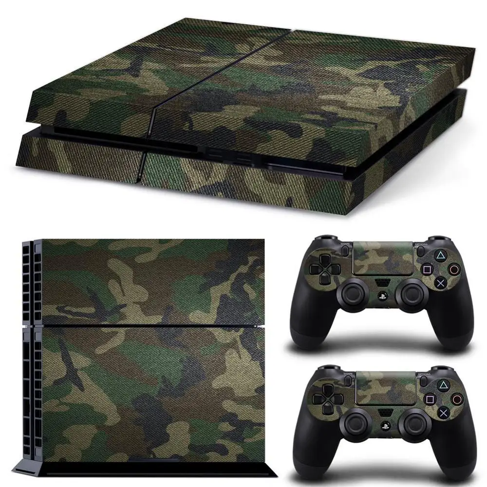 2 Камуфляж игры наклейки для PS4 наклейки консоль из кожи PS4 контроллера Крышка для PlayStation4 игровые аксессуары - Цвет: 2