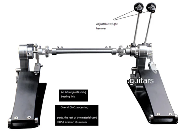 Прямая поставка 25 &quotдлинная доска из углеродного волокна двойная педаль