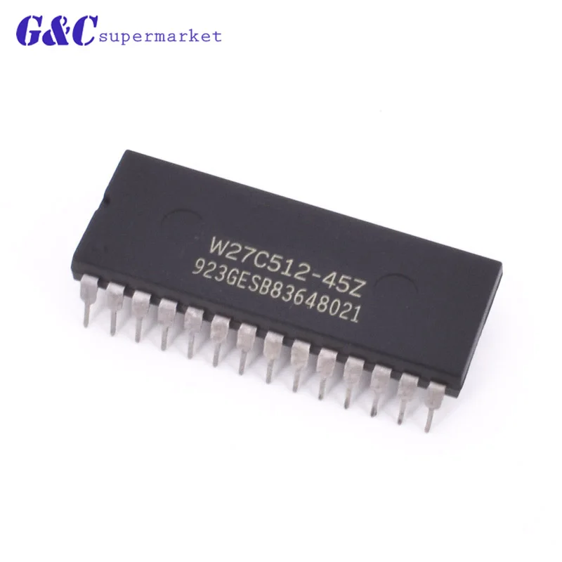 10 шт. электронно стираемый EPROM IC W27C512-45Z DIP28 W27C512-45 W27C512 64K X 8 | Электронные компоненты