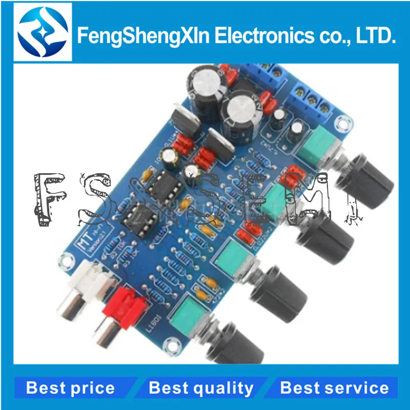 XH M164 NE5532 Stereo Pre усилитель предусилитель Tone Board Audio 4 каналов Module 4CH Control Circuit Preamp для