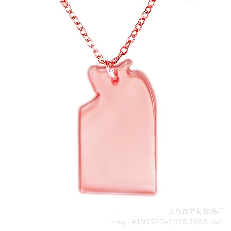 SUTEYI Брендовое ожерелье из нержавеющей стали подвеска с австралийской картой