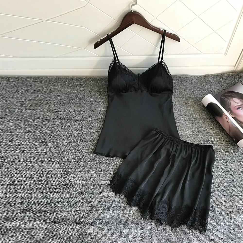 Модное сексуальное атласное женское нижнее белье Babydoll ночная рубашка женская