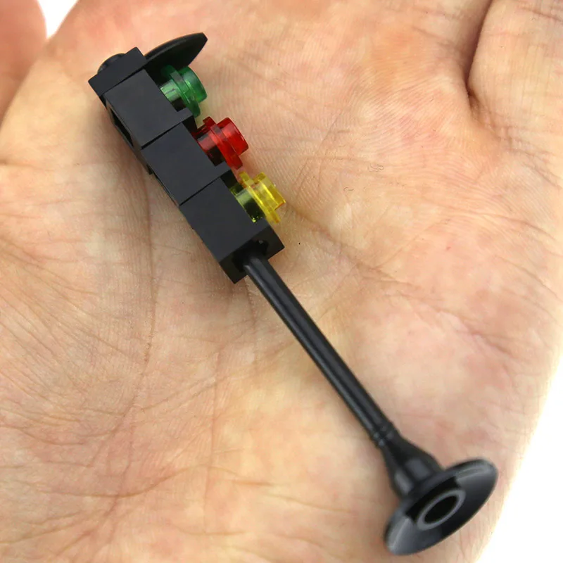 5 шт. городской уличный свет строительные блоки кирпичи модель Черная Дорожная