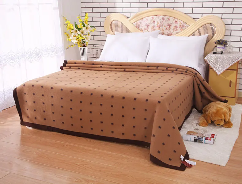 Австралийские шерстяные одеяла двухстороннее зимнее теплое одеяло 200x240 см | Дом и