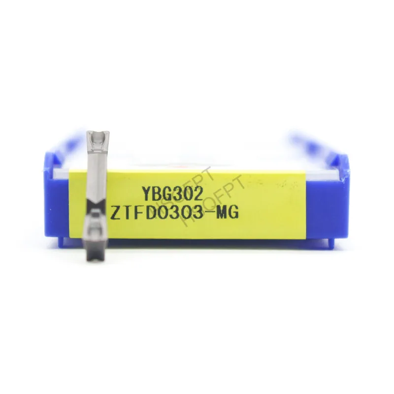 10 шт. ZTFD0303-MG YBG302 режущие карбидные вставки токарные токарный инструмент с ЧПУ