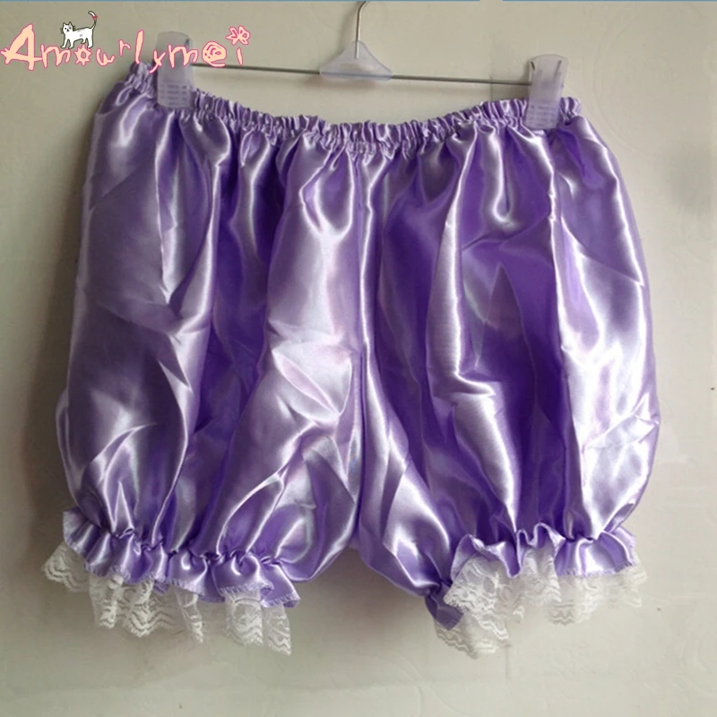 Amourlymei женские Лолита Kawaii кружевные шорты Harajuku милые тыквы шаровары шорты милый японский стиль Mori Girl