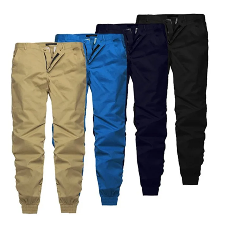 2019 брендовая легкая брюки мужские повседневные джоггер облегающие с эластичными