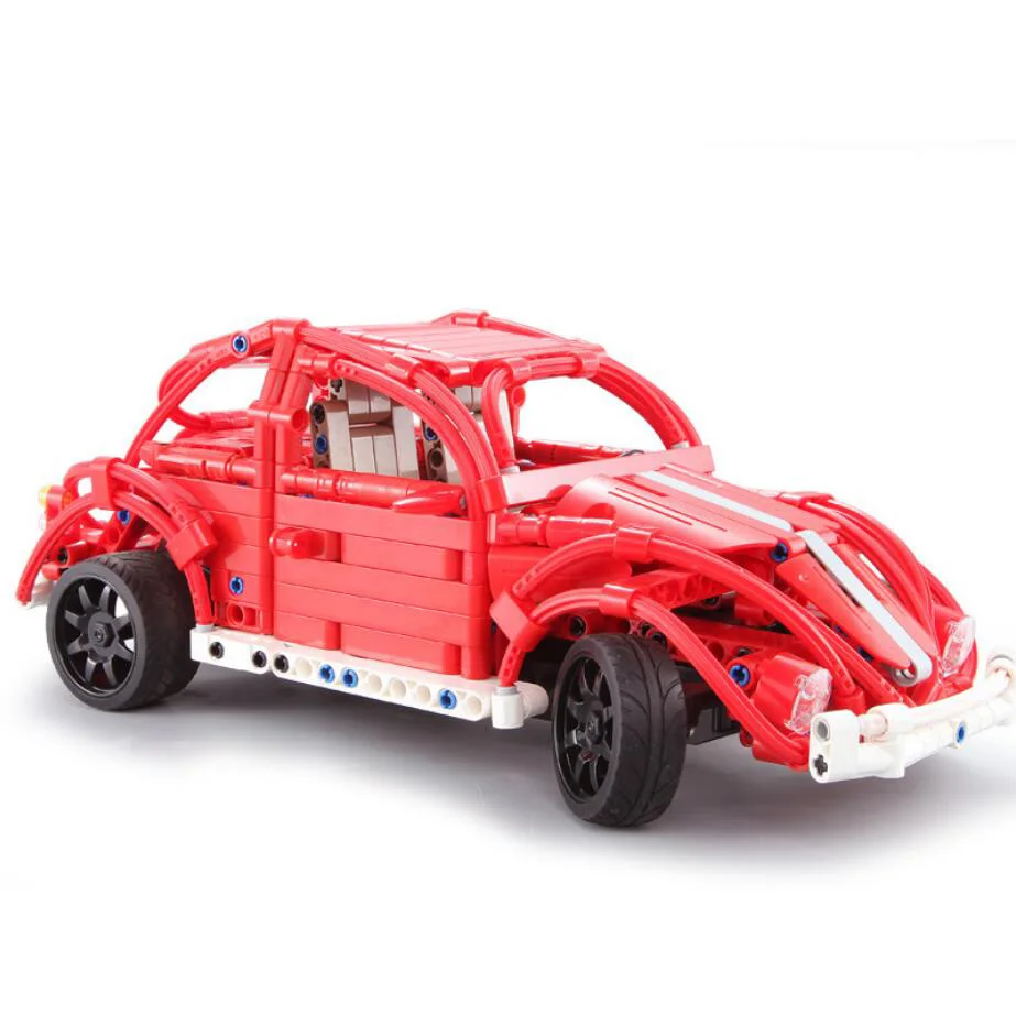 Technics Classic Beetle 2 4 Ghz Радиоуправляемый автомобильный строительный блок assemable модель