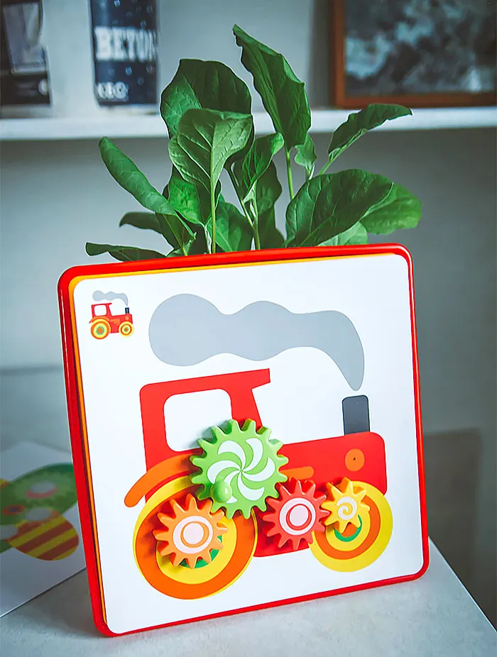 DIY 3D обучающая игра-головоломка, игрушка для детей, детская мультяшная настольная игрушка для мальчиков от 1 до 3 лет, мозаичная коробка, детский гриб Монтессори/снаряжение