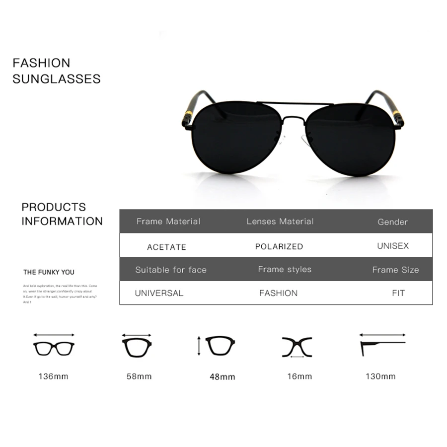 Роза поляризованных солнцезащитных очков для Для мужчин пилот фирменный дизайн