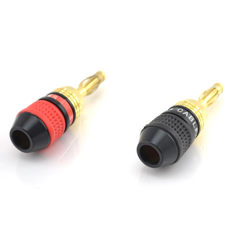 4 шт. серия Aurum Pro 24k позолоченный разъем банановые вилки динамик