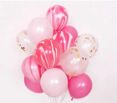 15 шт. Агатовые мраморные воздушные шары золотой шар Confetii Baby Shower украшение для дня