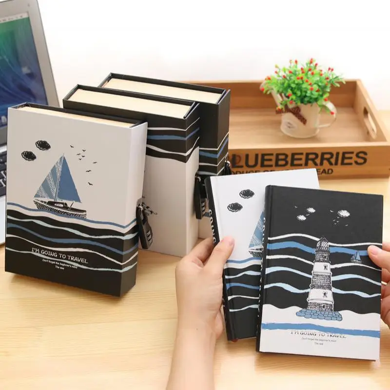 Журналы Ноутбуков Дневник С Замком Ретро Блокнот Корейский Канцелярские