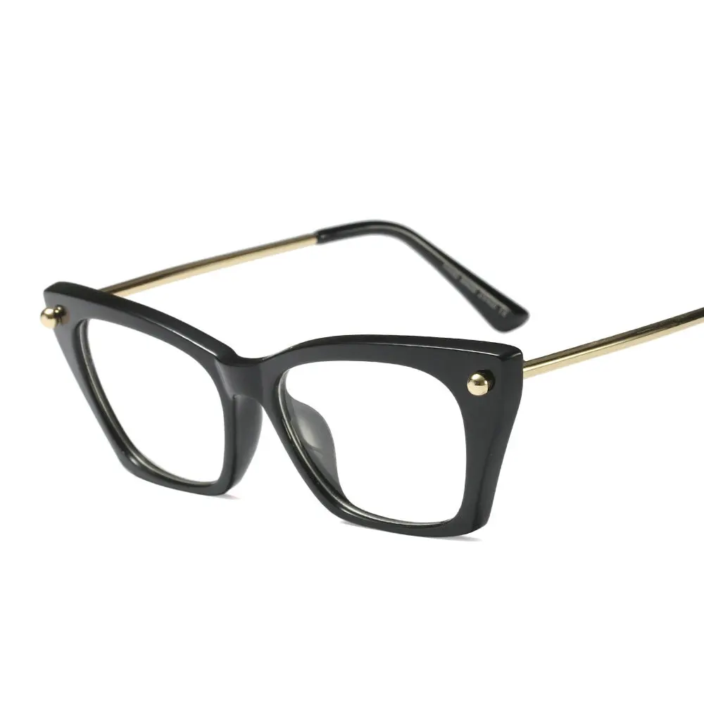 Женские многофокальные прогрессивные очки для чтения оптические с котом