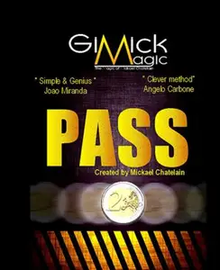 PASS (Gimmick + онлайн инструкции) от Mickael Chatelain, иллюзии, магические трюки, крупный план, ментализм, уличная магия, забава, маг