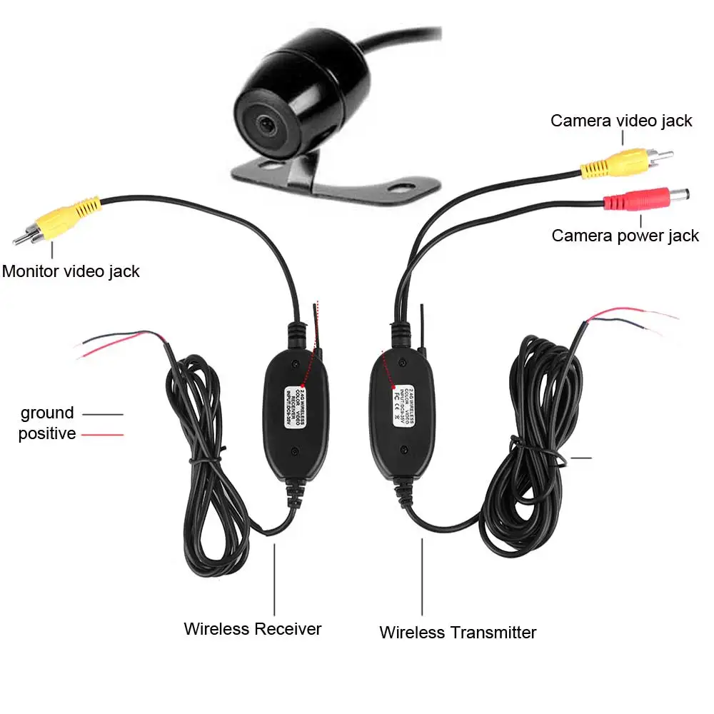 Беспроводная HD Автомобильная камера заднего вида беспроводной av кабель