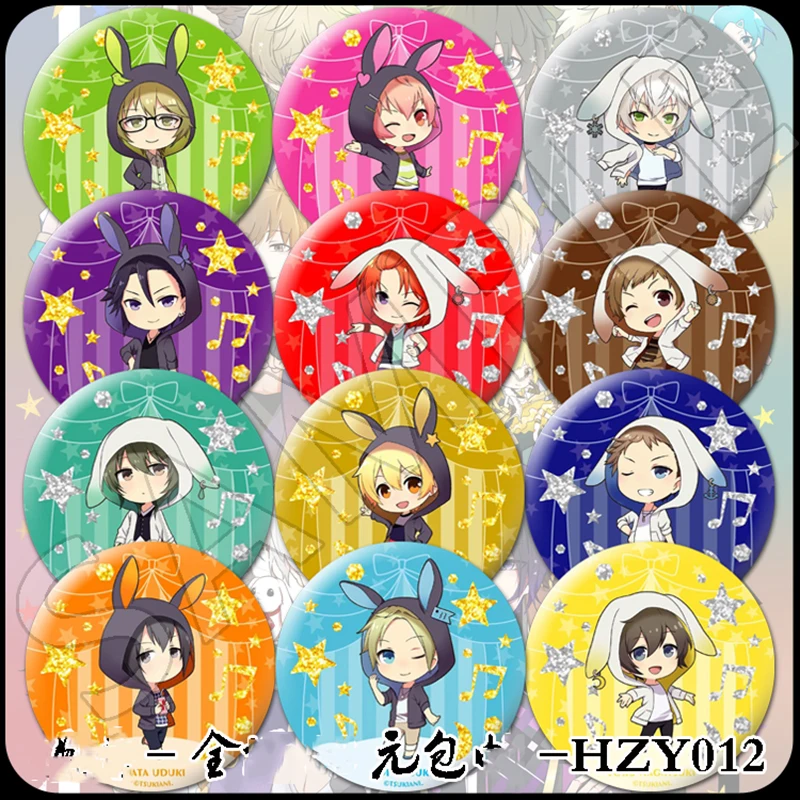 1 шт. ZXFJXR 58 мм искусственная булавка Uzuki Kisaragi Koi Tsukiuta для красивых мальчиков|Броши| |