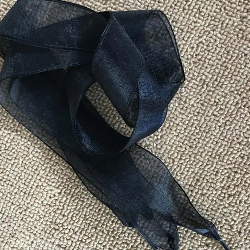 1 пара Для женщин носки со шнурками на плоской подошве шелк атласная лента