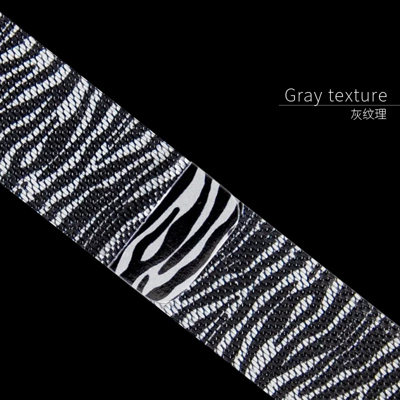 Gray texture 38 мм 42 мм 40 мм 44 мм Миланская петля ремешок с регулируемой пряжкой ремешок из нержавеющей стали совместим с APPLE Watch Series 4 3 2 1 - Цвет ремешка: Gray texture