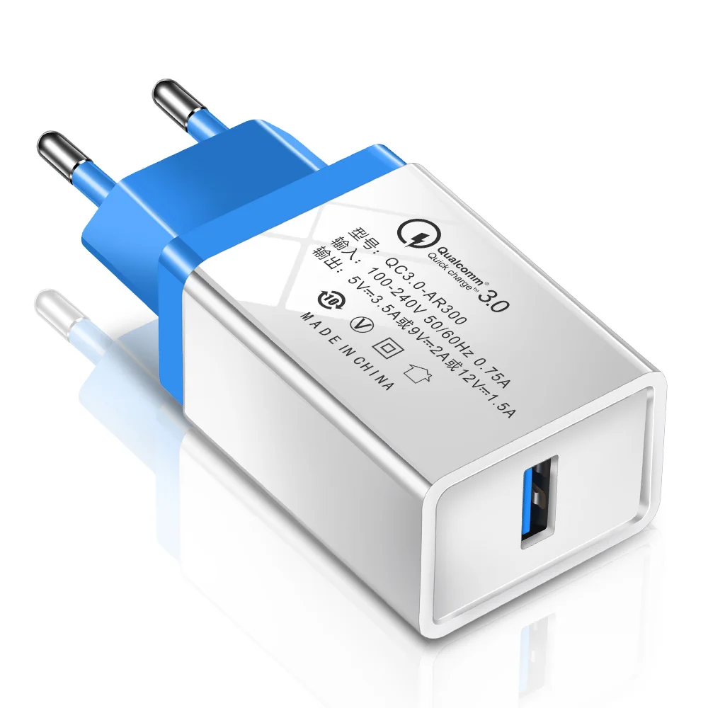 Deep Blue Adapter ESSIEN 5V 3.5A QC3.0 быстрое зарядное устройство 2A Micro USB 2,0 кабель для быстрой синхронизации данных для мобильного телефона samsung Xiaomi huawei htc LG - Тип штекера: Deep Blue Adapter