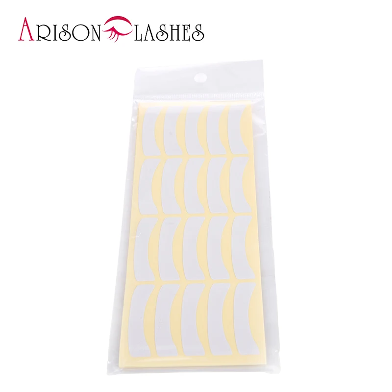 Arison Lashes 100 парт/Лот бумажные патчи подушечки под глаза для ресниц наклейки