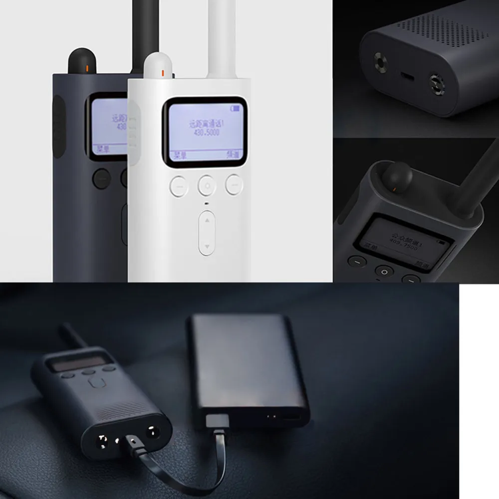 Xiaomi Mijia Smart Walkie Talkie с fm радио динамиком приложение в режиме ожидания для смартфона