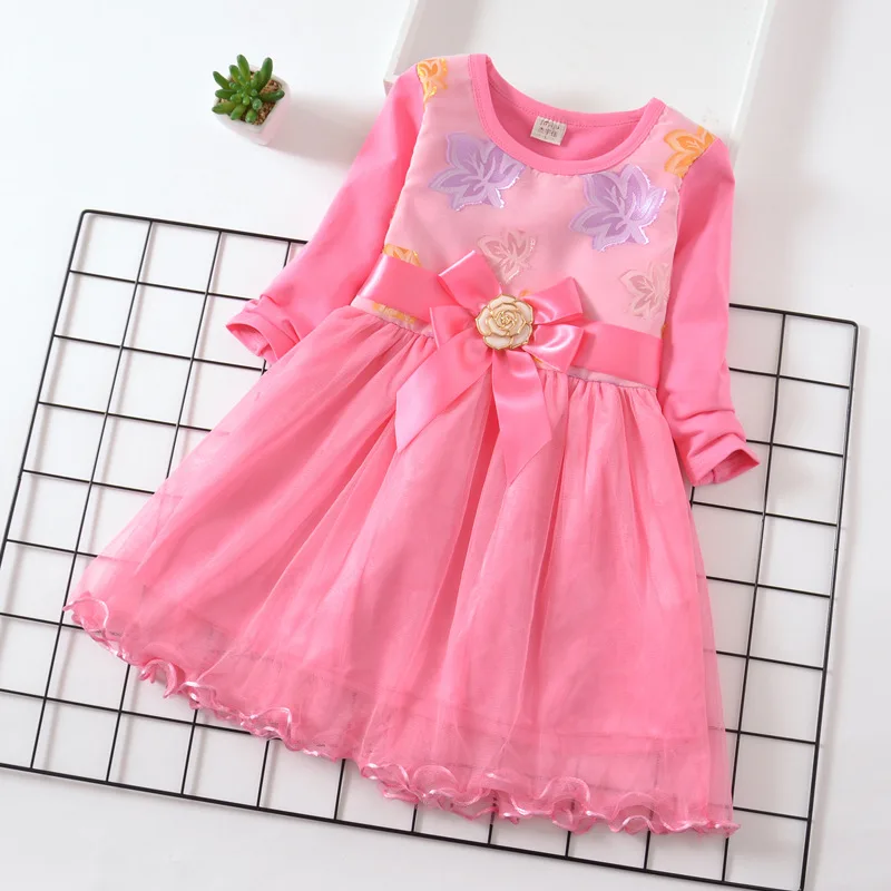 Bibicola/Обувь для девочек платье Демисезонный с длинным рукавом свадебное детей