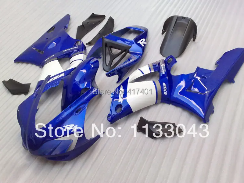 

7Gifts+ Blue White fairing kit for Yamaha YZF R1 98 99 YZF-R1 98-99 YZF1000 R1 98 99 YZF R1 1998 1999 100%NEW fairing parts #s73