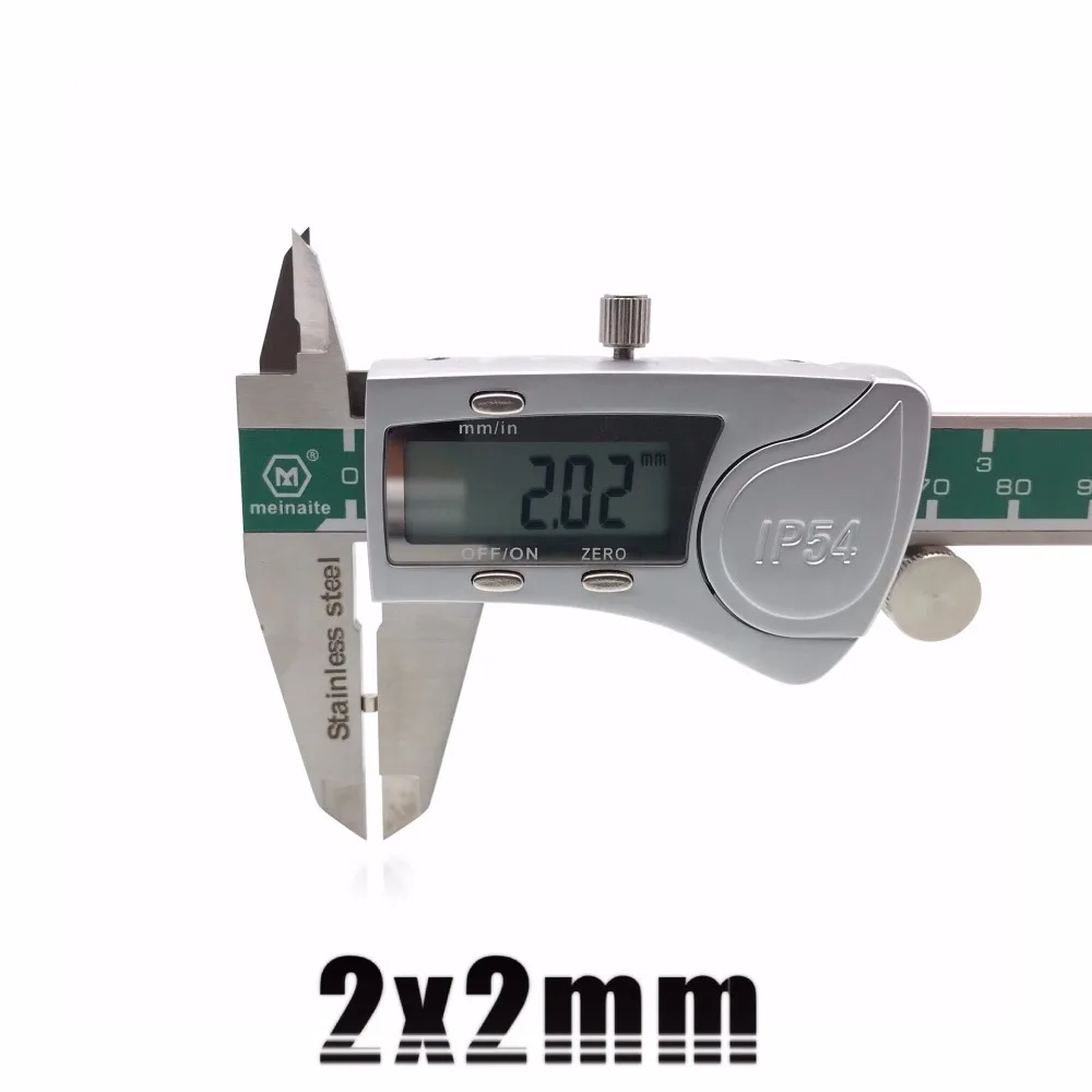 100/200/500/1000 шт. 2x2 мм aimant neo dymium 2x2 N35 ndfeb неодимовый магнит супер сильный неодимовый магнит neo магнит высокое качество 2*2 D2* 2 мм