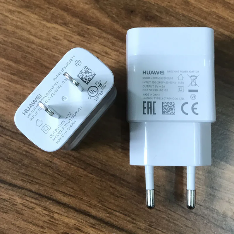 Оригинальное настенное быстрое зарядное устройство Huawei 5 В 2 А QC2.0 адаптер 1 м
